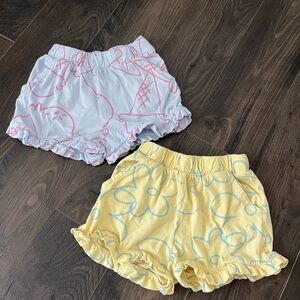GAP Ruffle Pull-On Shorts set of 2